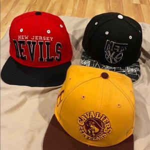Three SnapBack Hats